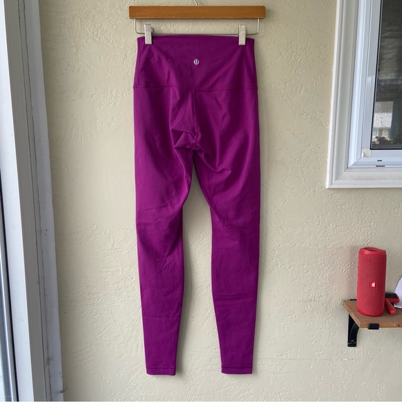 Lululemon Purple/Pink High Rise align leggings size 6 - Picture 2 of 4